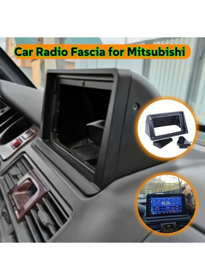 Black Car Radio Dashboard With Navigation Panel Easy Installation Accessories - Image 1