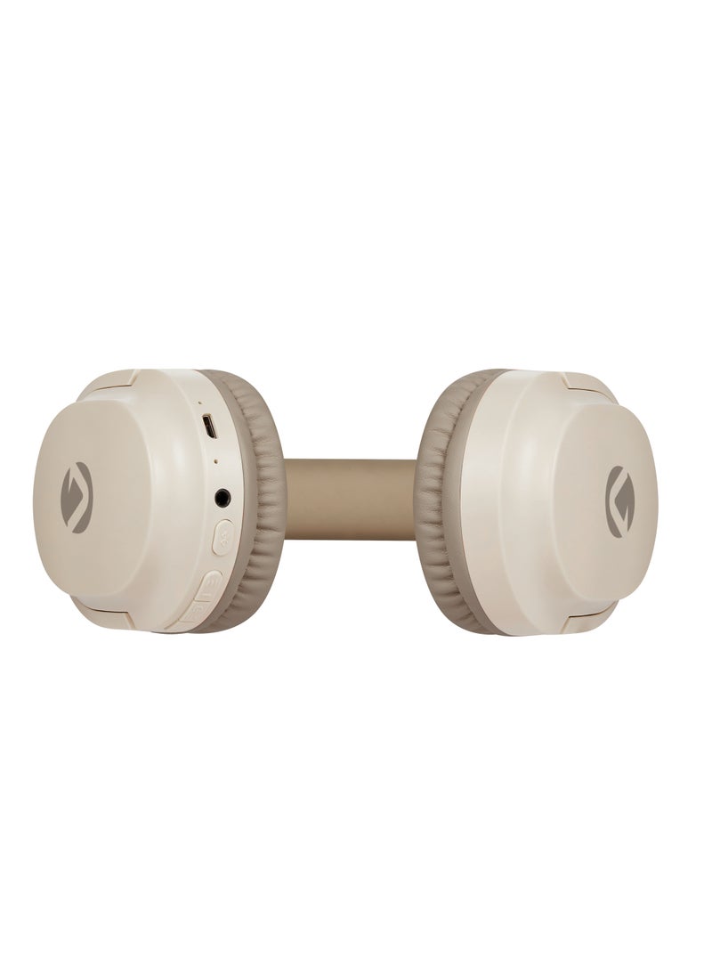 Volkano Pebble Series Bluetooth Wireless Head Phones with FM Radio, Extendable, Hands - Free Calling, AUX Input, SD Card Reader - Beige, 1 Year Warranty - pzsku/Z175D823350A01BFBE91FZ/45/_/1727178844/7836bffa-f01c-482e-85d6-fac2e7e07e55