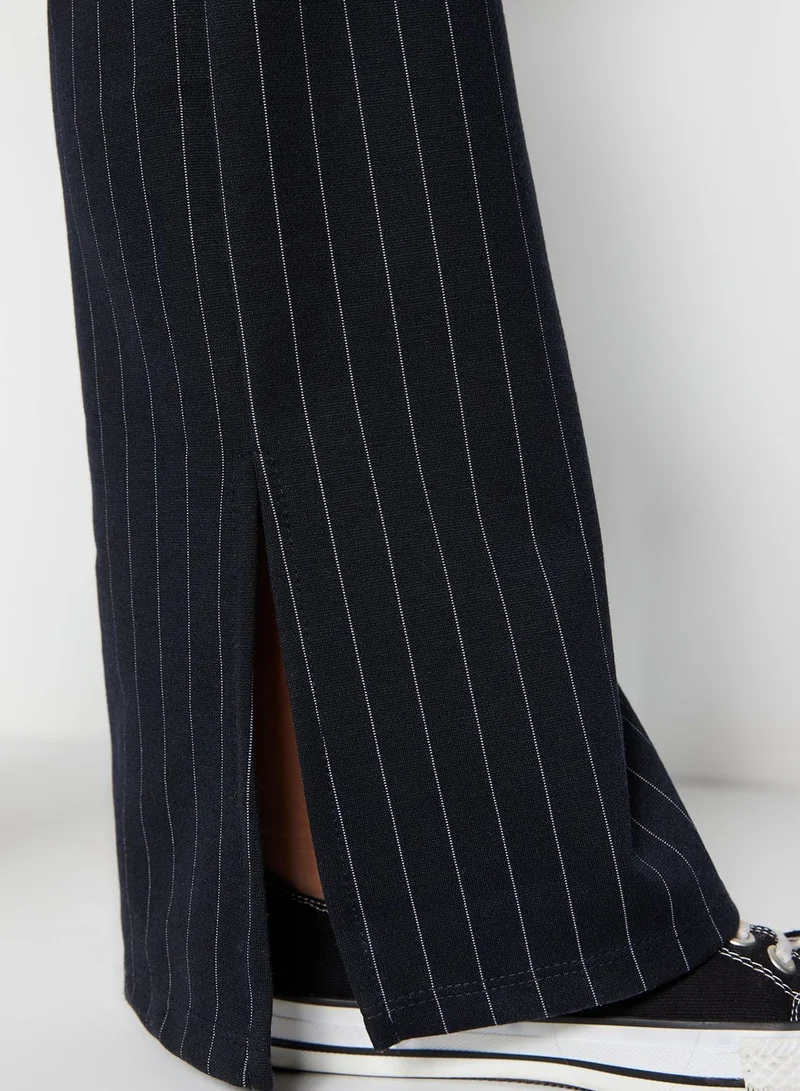 Trendyol Curve High Waist Striped Pants