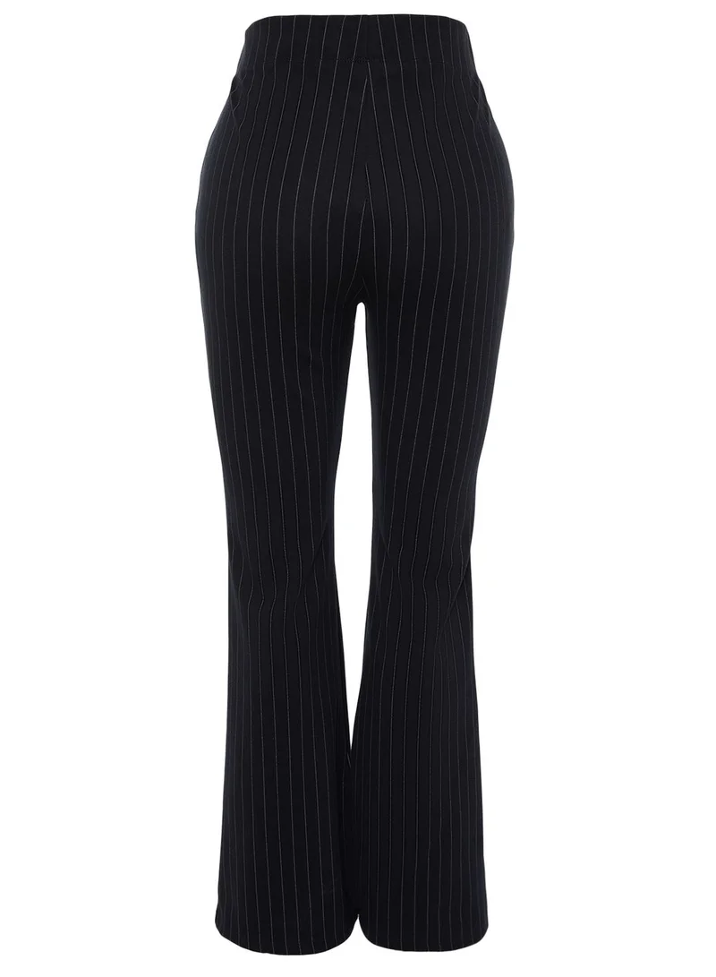 Trendyol Curve High Waist Striped Pants