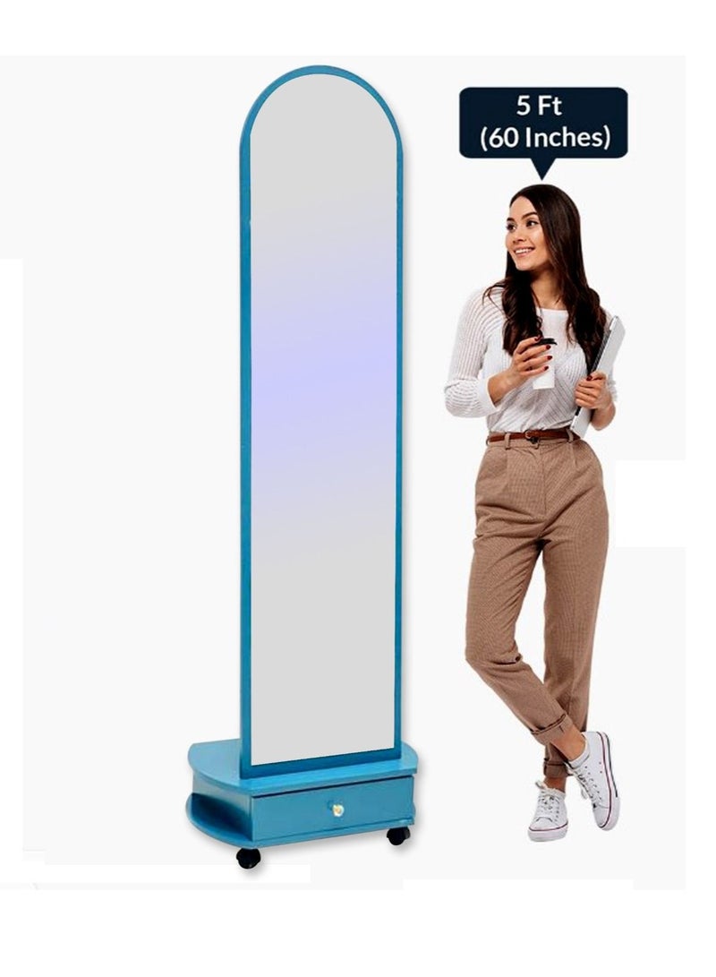 Living Floor Full Length Mirror With Holder 170X40X45Cm - Image 3
