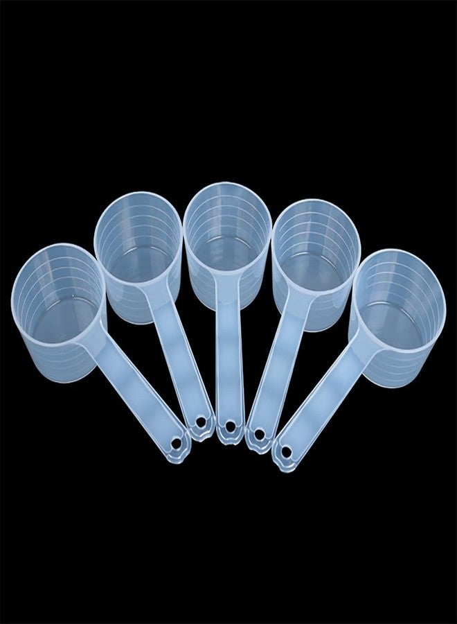 ccHuDE 6 Pcs 50 ml Plastic Measuring Spoons Milk Powder Scoops Coffee Scale Teaspoons Lab Measuring Scoops for Pet Food - Image 5