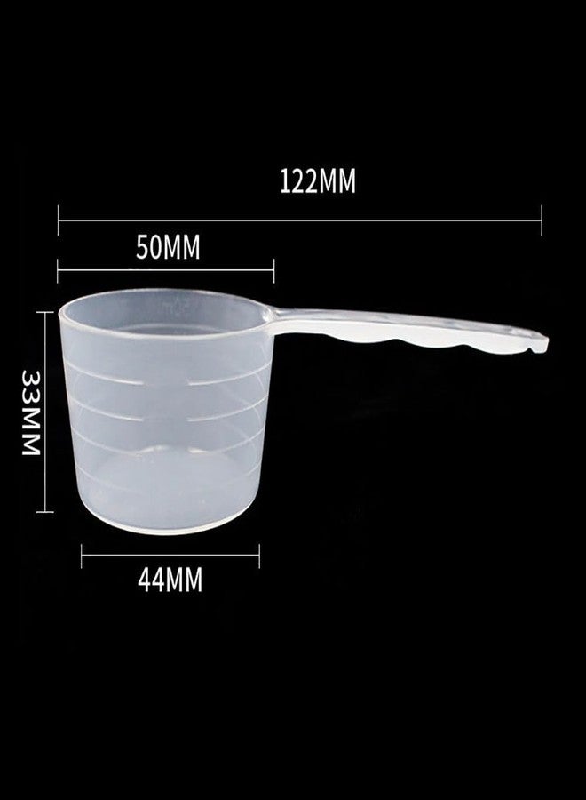 ccHuDE 6 Pcs 50 ml Plastic Measuring Spoons Milk Powder Scoops Coffee Scale Teaspoons Lab Measuring Scoops for Pet Food - Image 3
