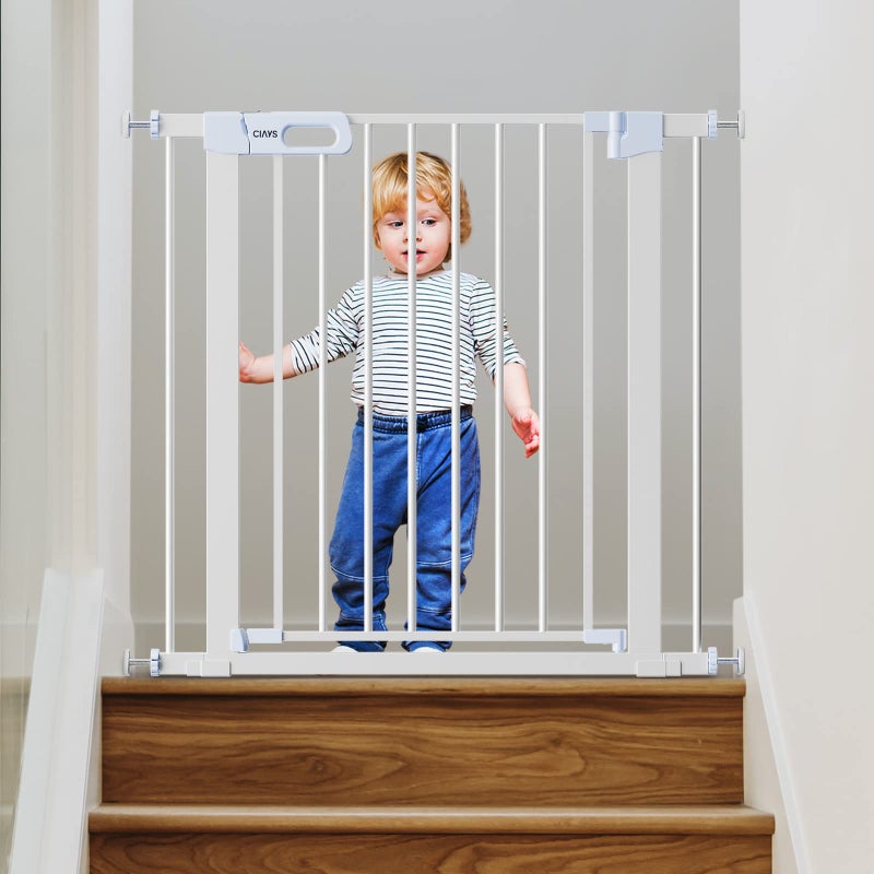 Ciays 29.5â€ to 37.8â€ Safety Baby Gate, Extra Wide Auto-Close Dog Gate for Stairs, Easy Walk Thru Indoor Pet Gate for Doorways and Rooms, 36in Tall - Image 2