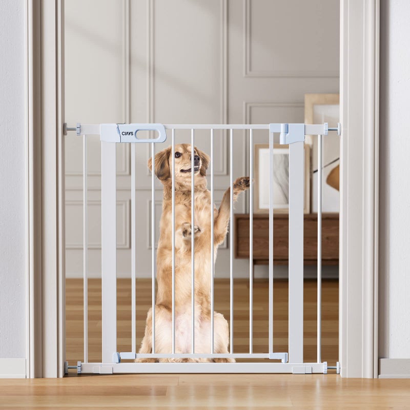 Ciays 29.5â€ to 37.8â€ Safety Baby Gate, Extra Wide Auto-Close Dog Gate for Stairs, Easy Walk Thru Indoor Pet Gate for Doorways and Rooms, 36in Tall - Image 1