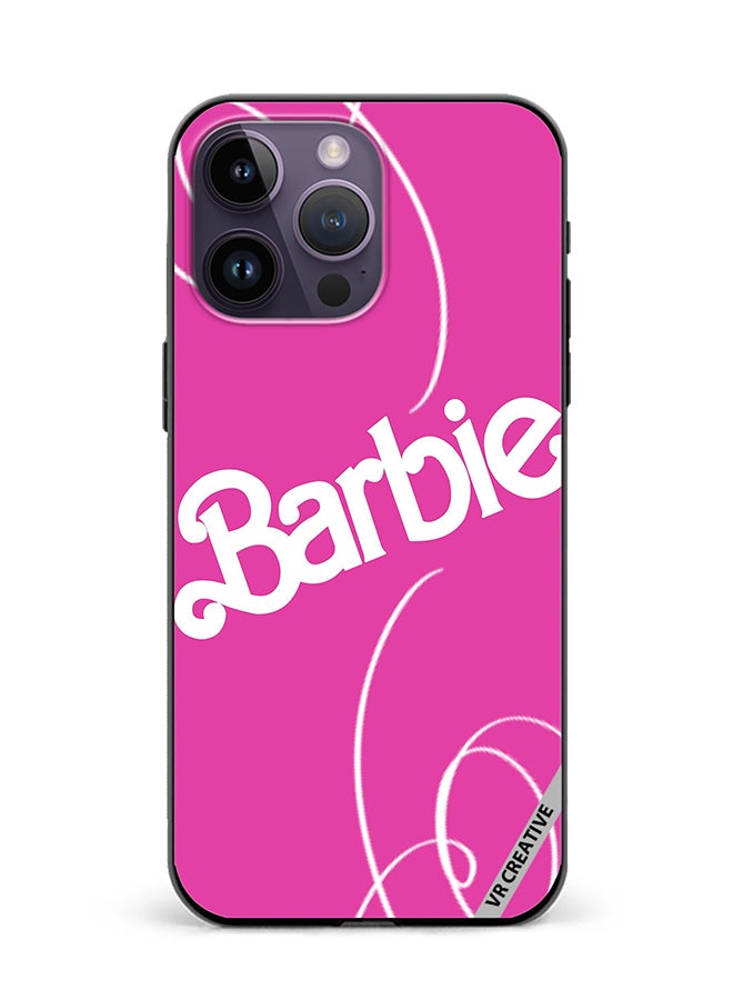 VR CREATIVE Protective Case Cover For Apple iPhone 16 Pro Max Barbie Lines Design Multicolour