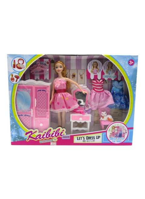 Doll With Dresses  Set -BLD251