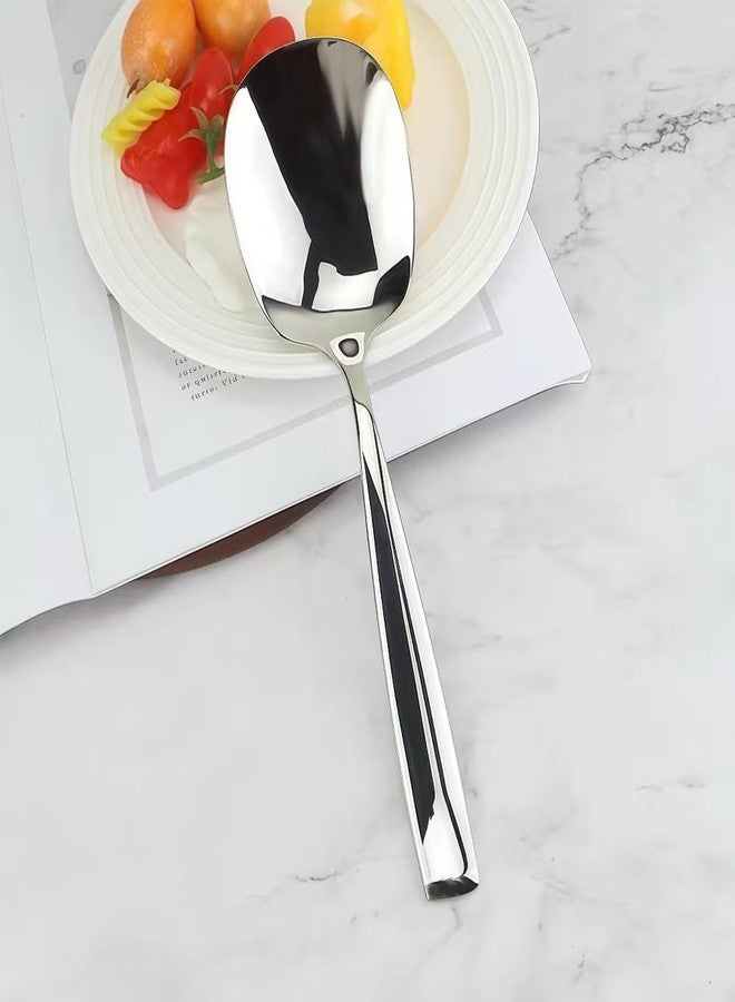 ZDFQly Large Serving Spoon, Premium 316L Stainless Steel Buffet Serving Spoon 9.5 Inch (1pack) - Image 4