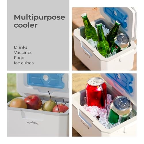 Lifelong 6L Insulated Chiller Ice Box | Standard Size Cooler for Travel, Parties, Bar, Medical Use | Keeps Ice Cubes & Drinks Cold for 12–18 Hours | PU Foam Insulated, BPA-Free - Image 5