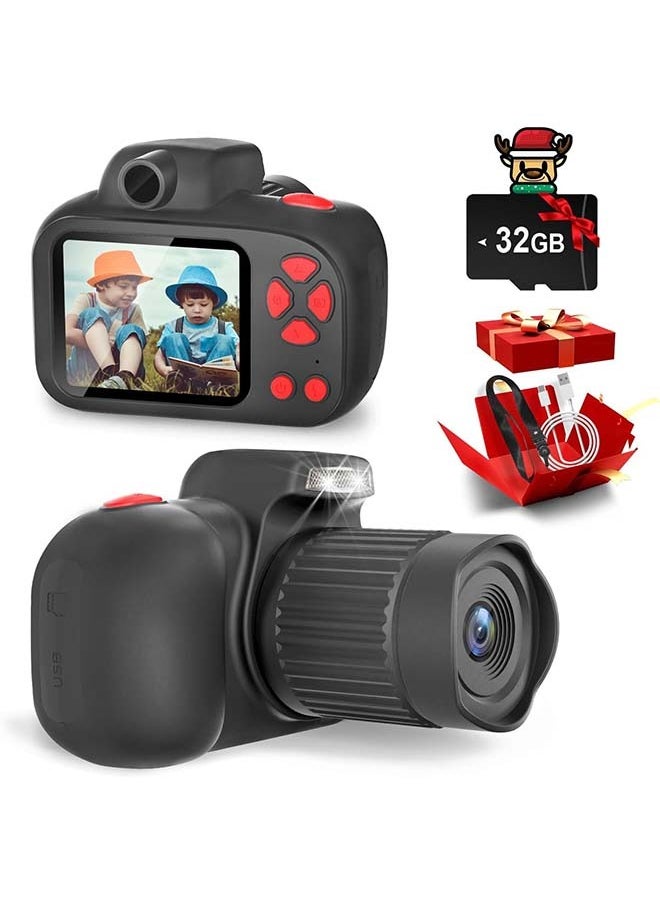 L&E Kids Camera,Best Birthday Festival Toys Gifts for Age 3 4 5 6 7 8 9 10 11 12 Year Old,Digital Camera for Kids with Video,Toy Camera Toddler Camera for Girls with 64GB Card  - Image 1