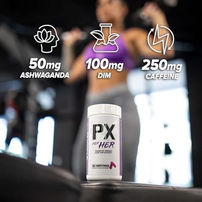 FINAFLEX PX for HER - 60 Capsules - Improves Thermogenic Metabolism with Caffeine, Ashwagandha & DIM - 30 Servings - Image 4