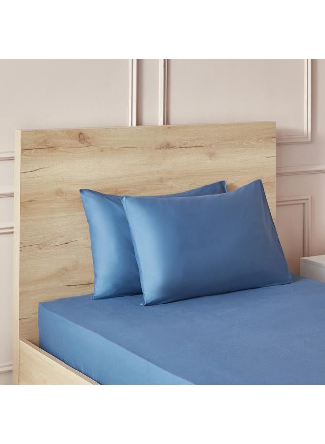 Essential 2 Piece Cotton Pillow Cover Set 50X75 Cm - Image 1