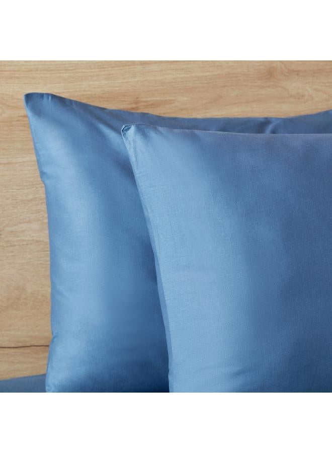 Essential 2 Piece Cotton Pillow Cover Set 50X75 Cm - Image 3