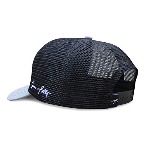 Grace Folly Trucker Hat for Men or Women- Many Cool Designs (Grey with GF Logo) - Image 5