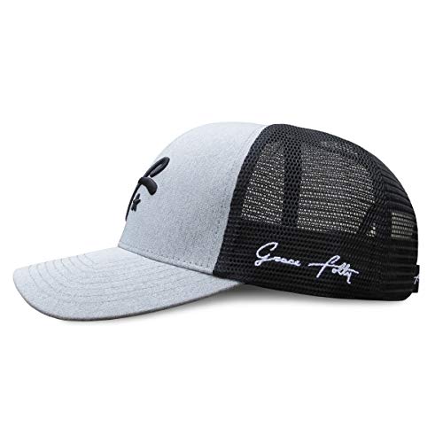 Grace Folly Trucker Hat for Men or Women- Many Cool Designs (Grey with GF Logo) - Image 2