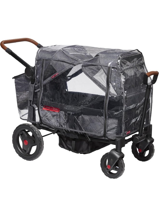 Radio Flyer Voya Rain Cover with Bag, Stroller Wagon Rain Cover - Image 1