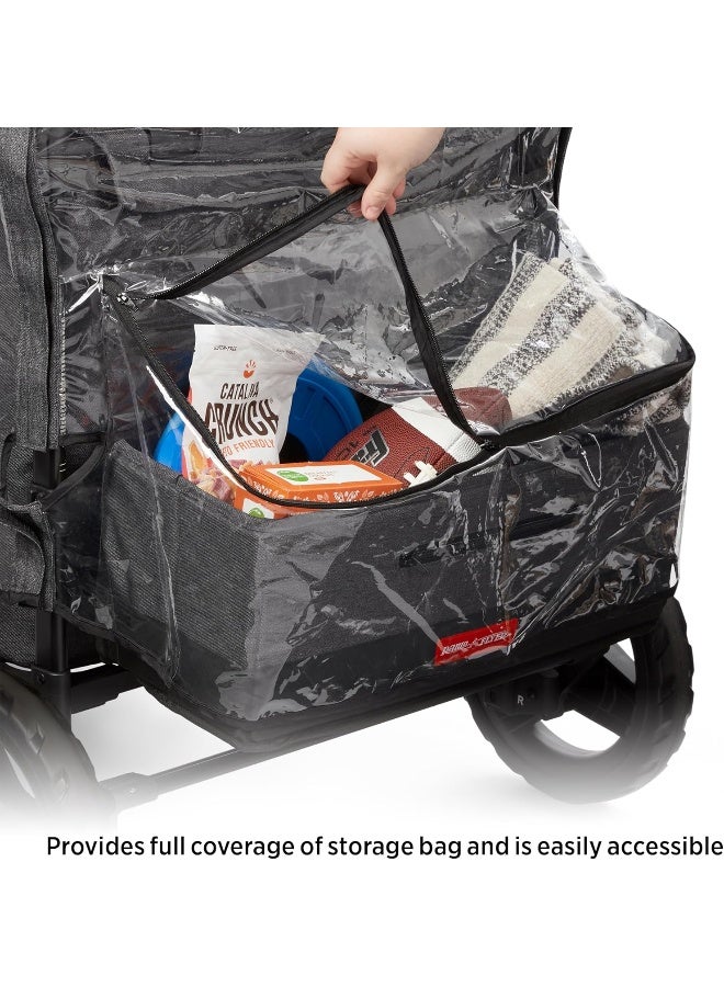 Radio Flyer Voya Rain Cover with Bag, Stroller Wagon Rain Cover - Image 4