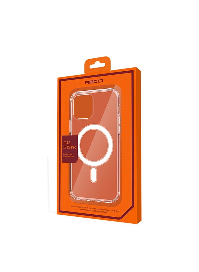 Recci Crystal Clear  Tansparent Magnetic Phone Case Cover ,  Compatible With Iphone 12/12 Pro - Image 3