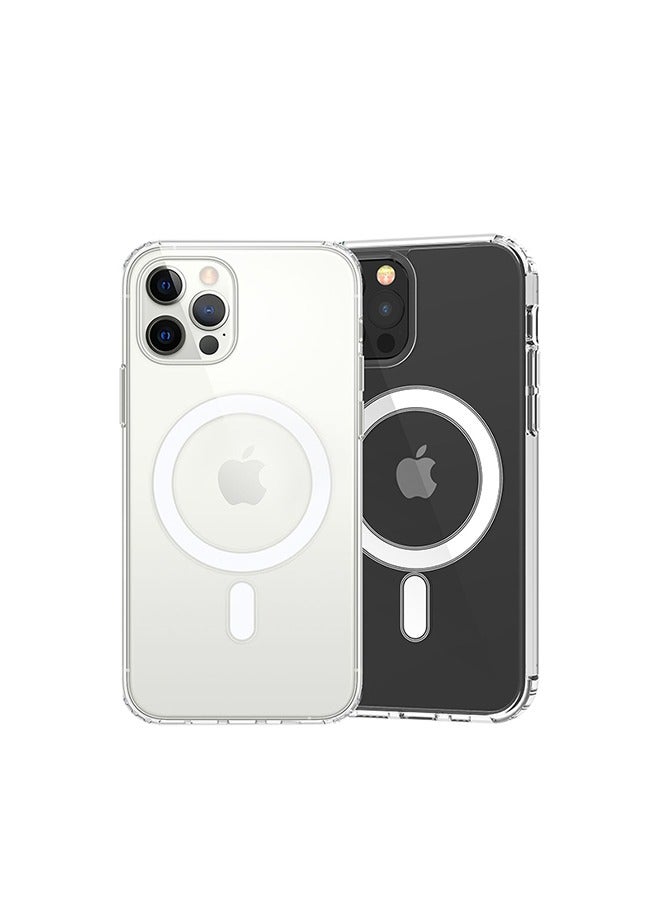 Recci Crystal Clear  Tansparent Magnetic Phone Case Cover ,  Compatible With Iphone 12/12 Pro - Image 2