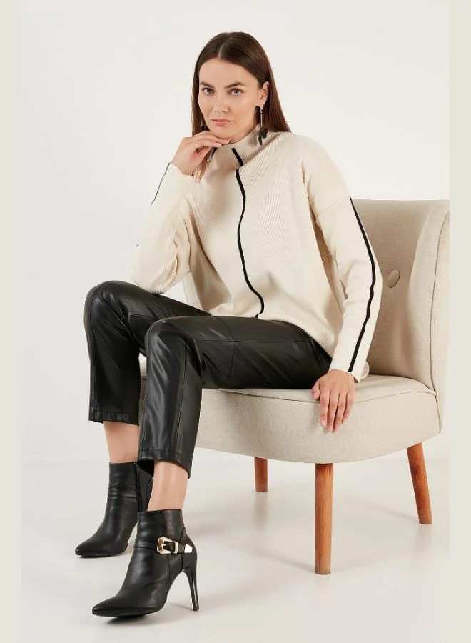 Lela Lela Turtleneck Soft Acrylic Sweater Women's SWEATER 4614815