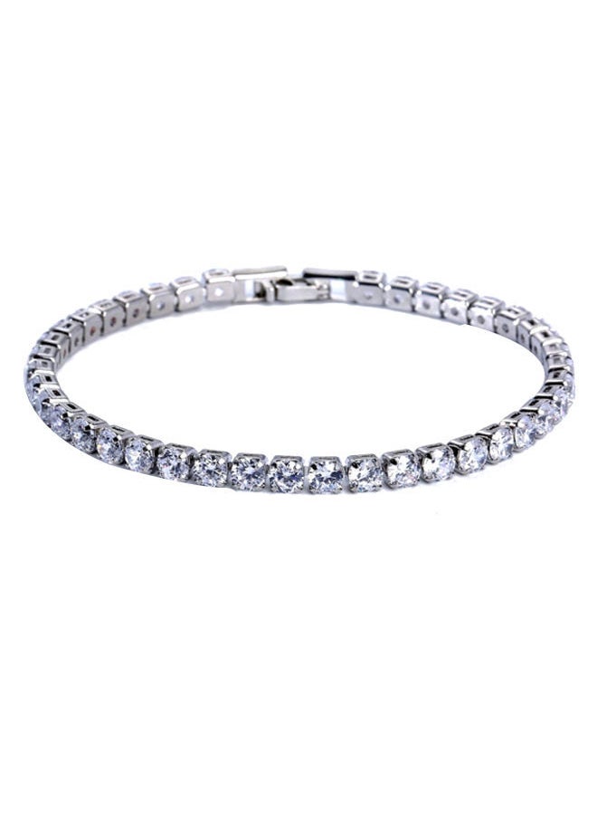 Cubic Zirconia Iced Out Chain Tennis Bracelet - pzsku/Z175E1BD59F61313D050EZ/45/_/1687922138/21bef075-16f4-4032-8781-973292385a13