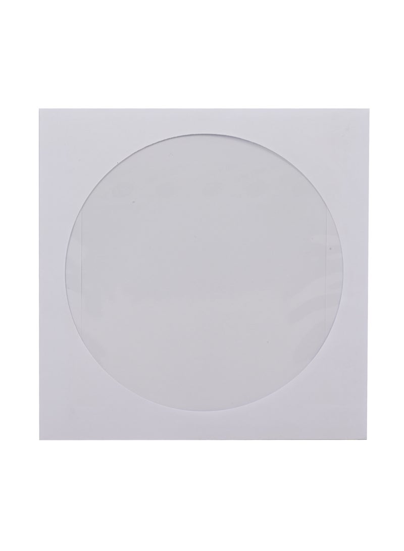 FIS Pack of 25 Pieces FIS CD White Envelopes Peel and Seal Size:125X125MM, 80 GSM - FSWE8021PW25 - Image 4
