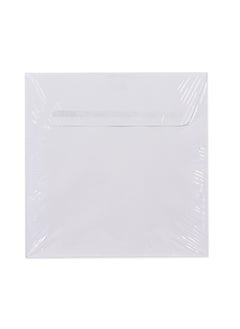 FIS Pack of 25 Pieces FIS CD White Envelopes Peel and Seal Size:125X125MM, 80 GSM - FSWE8021PW25  - Image 3