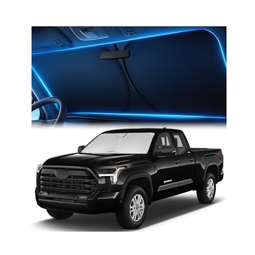 Magnelex Windshield Sun Shade for Toyota Tundra 2022 2023 2024 2025 2026 Foldable Car Window Sunshade Heat UV Visor Cover Reflective Front Shades Accessories - Image 1