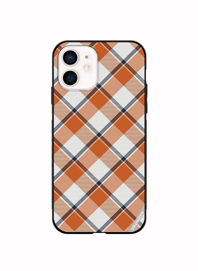 VR CREATIVE Protective Case Cover For Apple iPhone 11 Check Texture Design Multicolour - Image 1
