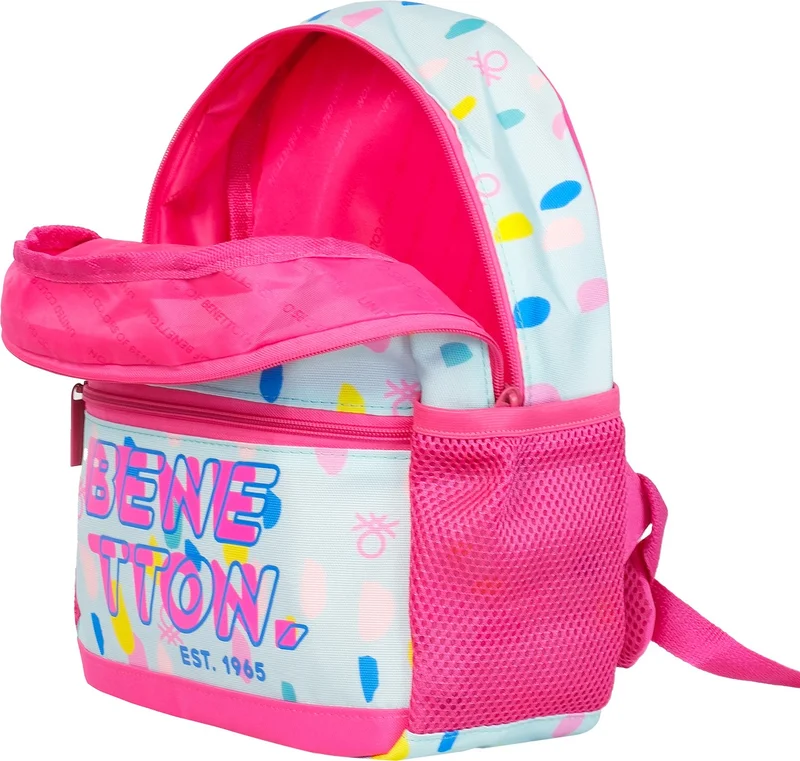 يونايتد كولورز أوف بينتيون . Brush Effect Girls Kindergarten Bag