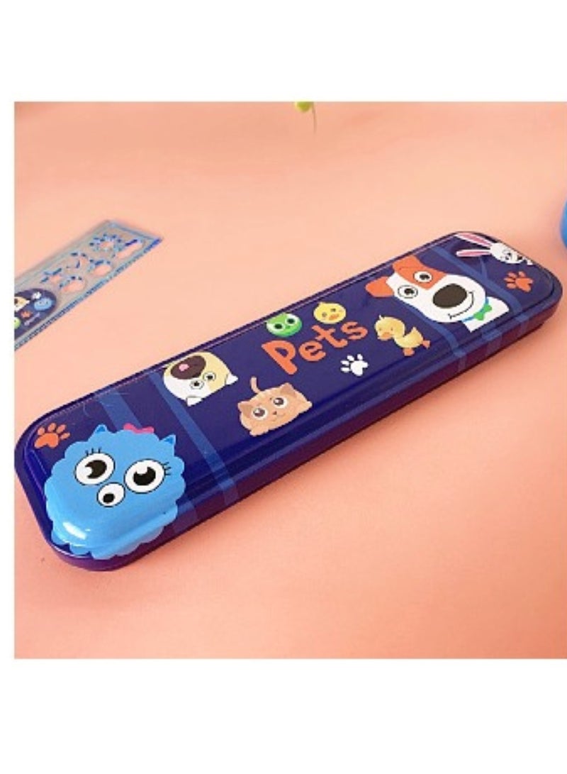 Huitich Ancient Forest Dinosaur Stationery Kit for Kids Blue - Image 2