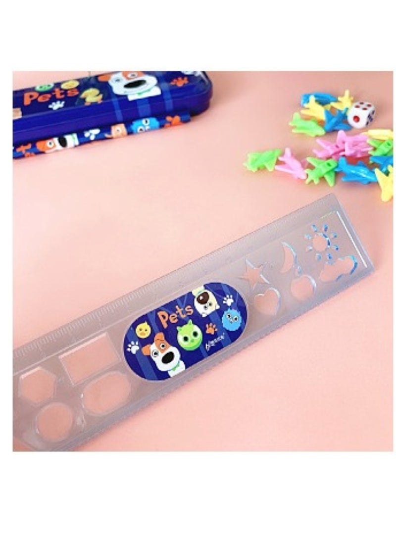 Huitich Ancient Forest Dinosaur Stationery Kit for Kids Blue - Image 4
