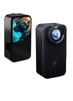 Generic 4K 60FPS Sports Camera, Touchscreen Submersible Body Camera, Wireless Remote Zoom EIS Action Camera, Anti Shake Cycling Riding Camera For Outdoor Sports, (1pc)  - Image 1
