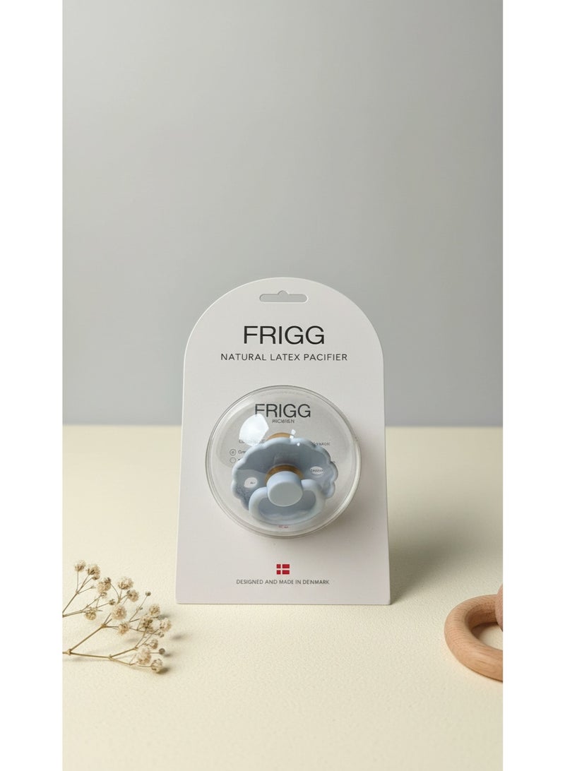 FRIGG Natural Latex Baby Pacifier | Size 1 (0–6 Months) | BPA-Free, Orthodontic Soother | Designed & Made in Denmark - Image 1