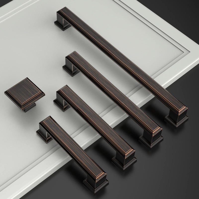 Amerdeco 10 Pack 1.3 Inch(32Mm) Cabinet Knobs, Oil Rubbed Bronze For Dresser & Bathroom Cabinets Zh0001Orbk - Image 2