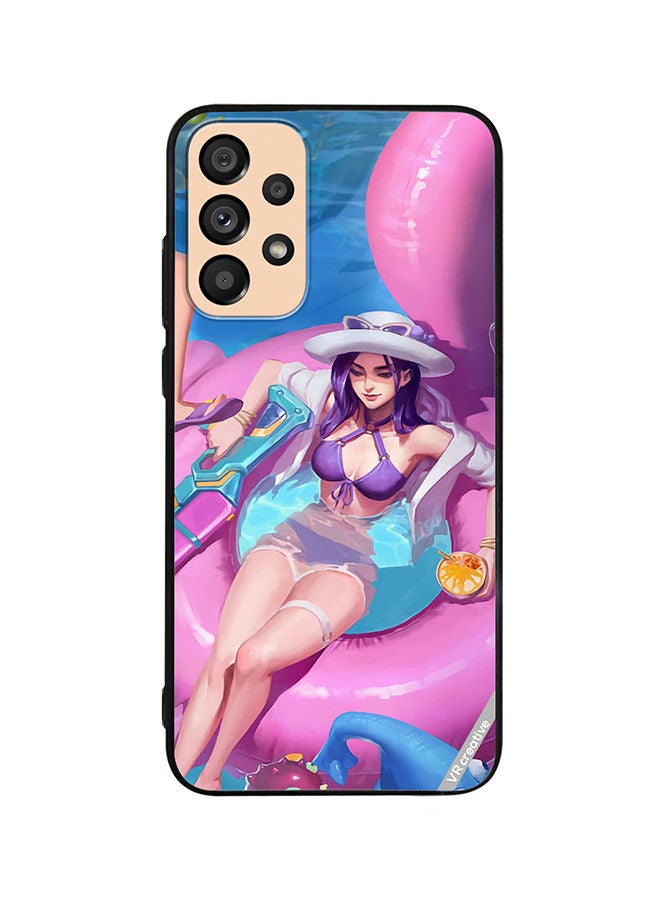 VR CREATIVE Protective Case Cover For Samsung Galaxy A33 5G Caitlyn Poolparty League Of Legends, Design Multicolour - Image 1