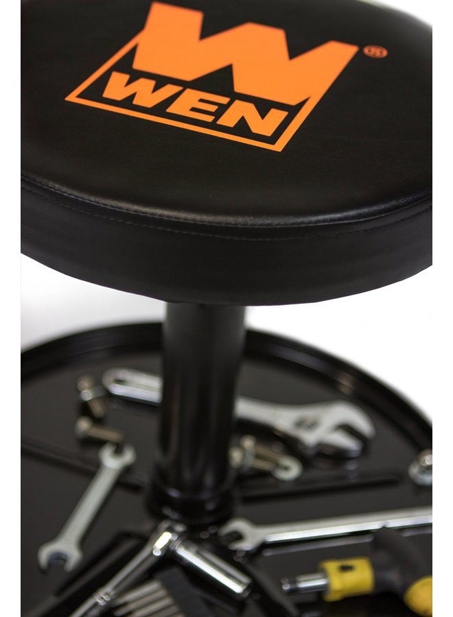 Wen 73012T 300-Pound Capacity Pneumatic Rolling Mechanic Stool - Image 4