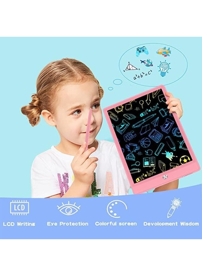 GT-Wheel LCD Writing Tablet for Kids 10 Inch Colorful Drawing Pad with Stylus Reusable Doodle Board with Eye Protection Screen Learning Toy Gift - Image 4