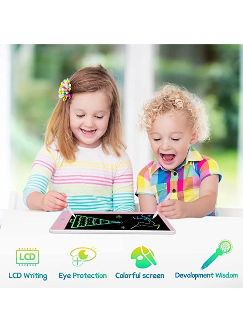 GT-Wheel LCD Writing Tablet for Kids 10 Inch Colorful Drawing Pad with Stylus Reusable Doodle Board with Eye Protection Screen Learning Toy Gift - Image 3