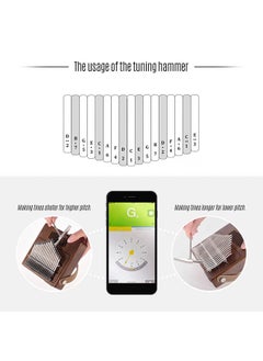 NIBEMINENT 17-Key Kalimba Mbira Thumb Piano  - Image 4