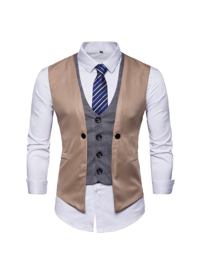 Shougu New Fashionable Casual Men's Suit Vest - Image 1