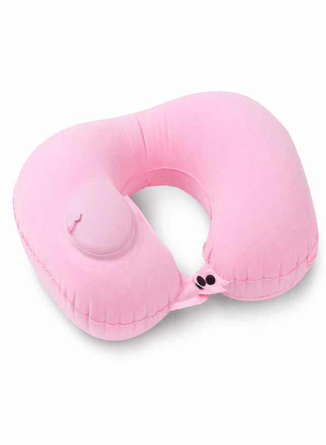 TONSYL Neck Rest Air Cushion Pillow | Inflatable Travel Neck Pillow with Ergonomic U-Shape Support | Lightweight Soft Air Cushion Neck Rest | Portable Adjustable Buckle for Travel Home, Office - Image 1