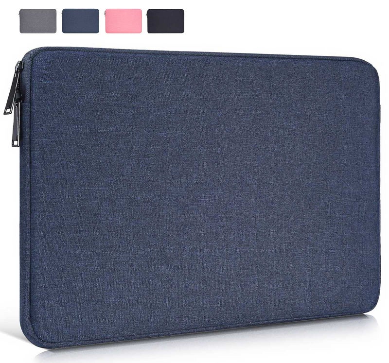 CaseBuy 14 inch Laptop Sleeve Case for HP Pavilion 14/Chromebook 14, Dell Latitude 5420 7420 7480/XPS 15/Inspiron 14, Lenovo Ideapad 14, ASUS Chromebook 14, Acer Swift X 14 Notebook Bag(NavyBlue)  - Image 1
