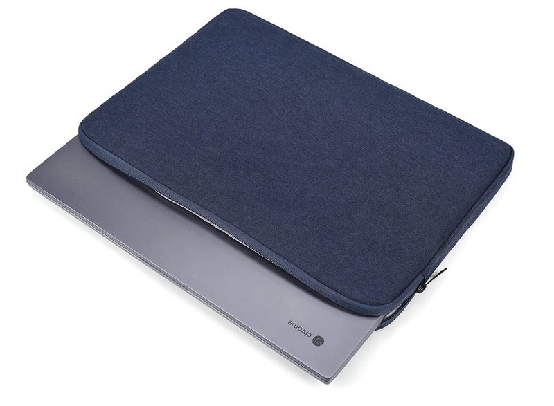 CaseBuy 14 inch Laptop Sleeve Case for HP Pavilion 14/Chromebook 14, Dell Latitude 5420 7420 7480/XPS 15/Inspiron 14, Lenovo Ideapad 14, ASUS Chromebook 14, Acer Swift X 14 Notebook Bag(NavyBlue)  - Image 2