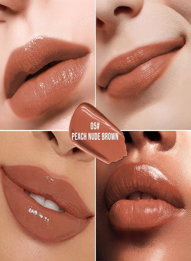 Houksouml Lip Stain - Wipe-Off &Peel Off Lip Color | Waterproof, Long Lasting, Transfer-Resistant, Smudge-Proof Lip Tint | Easy Wipe Finish, High Pigment | All-Day Vibrant Kiss-Proof Lip Stain, Muted Terracotta - Image 3