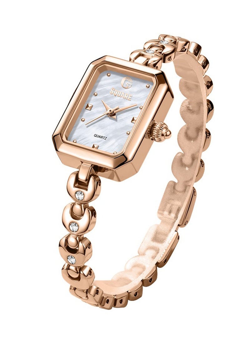 Gsquare Women’s Analog Quartz Rose Gold Stainless Steel Watch – Model 3665 - Image 2