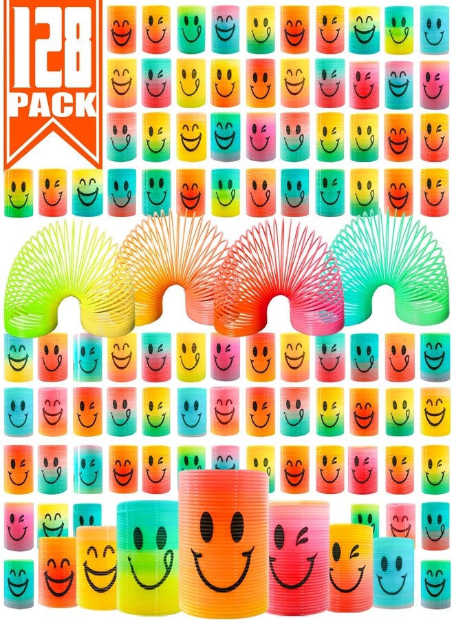 Cocurb 128 Pcs Mini Spring Party Favors for Kids 4-8,Fun Goodie Bag Stuffers for Birthdays, Classroom Prizes, and Small Toys Gifts (4 Assorted Designs) - Image 1