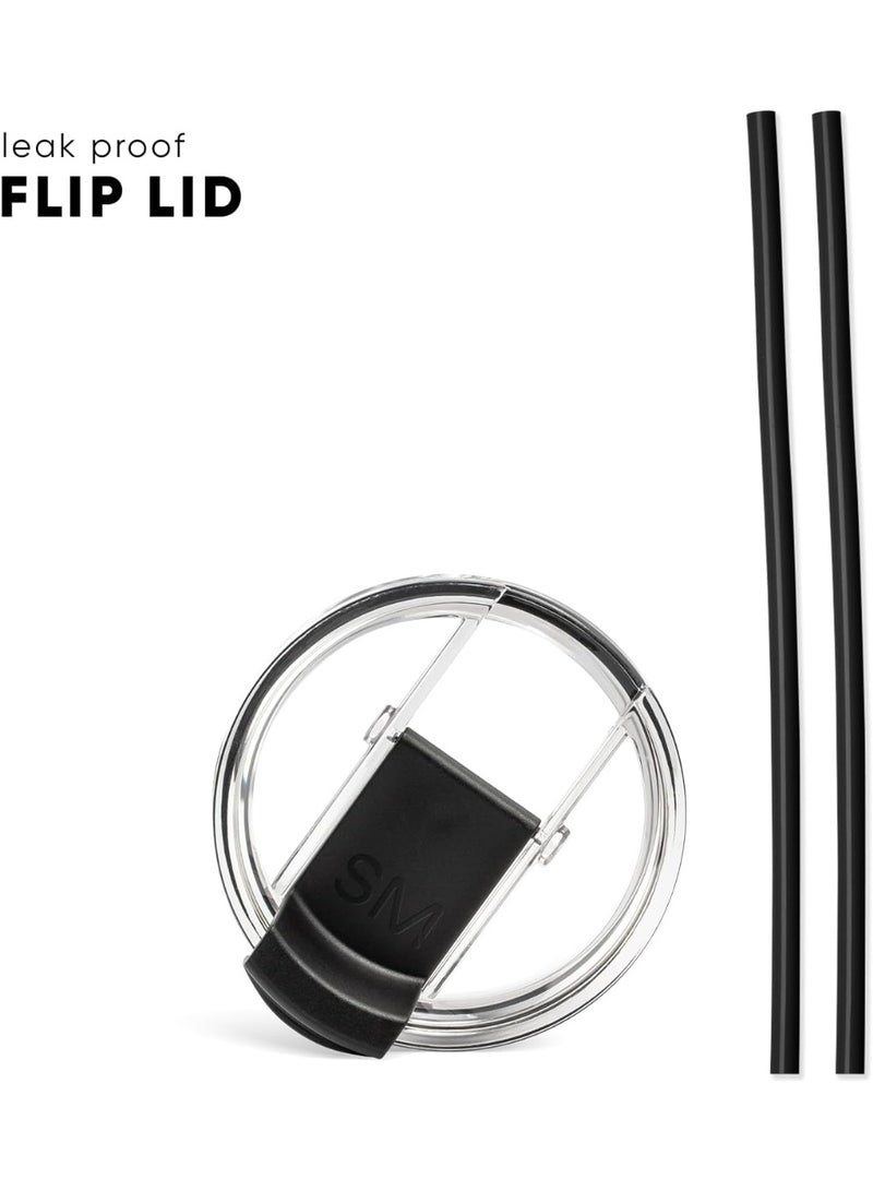 Simple Modern Travel Coffee Mug Tumbler with Flip Lid | Reusable Insulated Stainless Steel Cold Brew Iced Coffee Cup Thermos | Gifts for Women Men Him Her | Voyager Collection | 16oz | Blush - Image 2