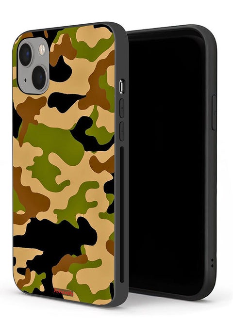 Apple iPhone 13 mini Protective Case Camouflage Abstract Digital Pattern