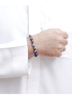 Subhati Bracelet with Lava Stone | Tiger Eye | Sodalilte  - Image 1
